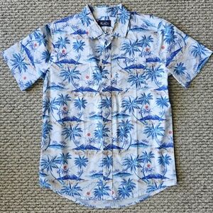The Children's Place Boys Tropical Poplin Button Up Shirt